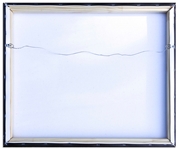 Buzz Aldrin Signed Canvas of the Iconic Apollo 11 Image Showing Aldrin Standing Next to the U.S. Flag -- Measures 24'' x 20''